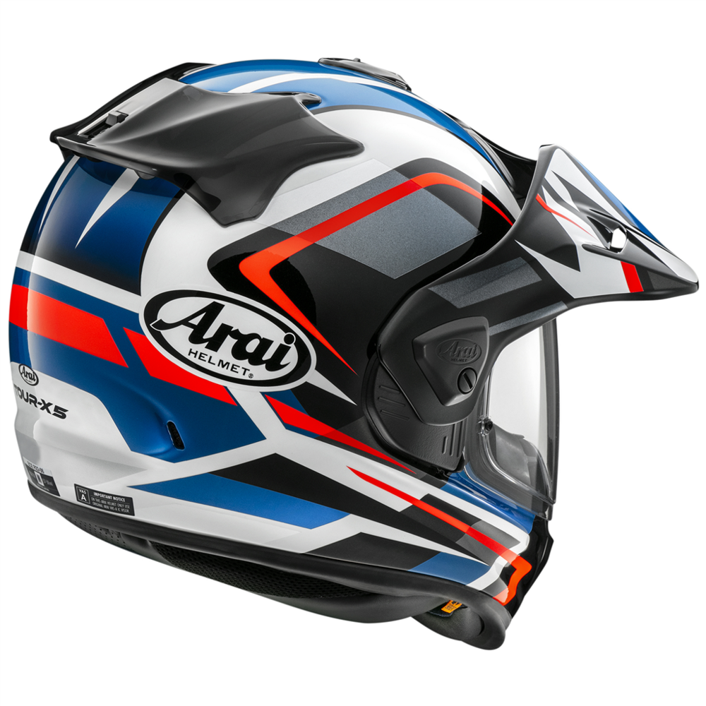 Arai Tour-X 5 Discovery MX Helmet Blue (Image 2) - ThrottleChimp