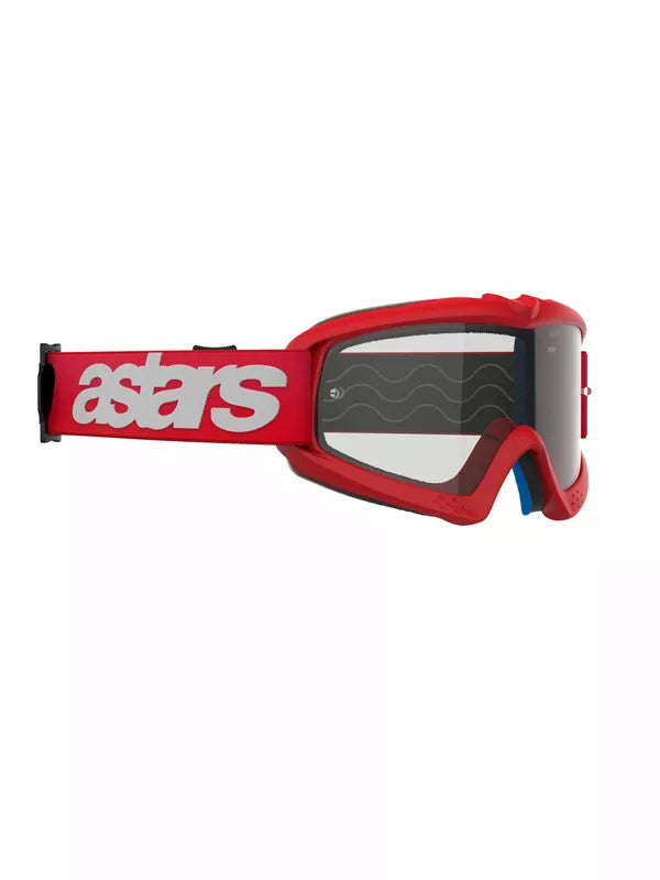 Alpinestars Vision Blaze Youth Goggles Red / Clear FREE 1 Year Return, FREE UK Shipping | ThrottleChimp