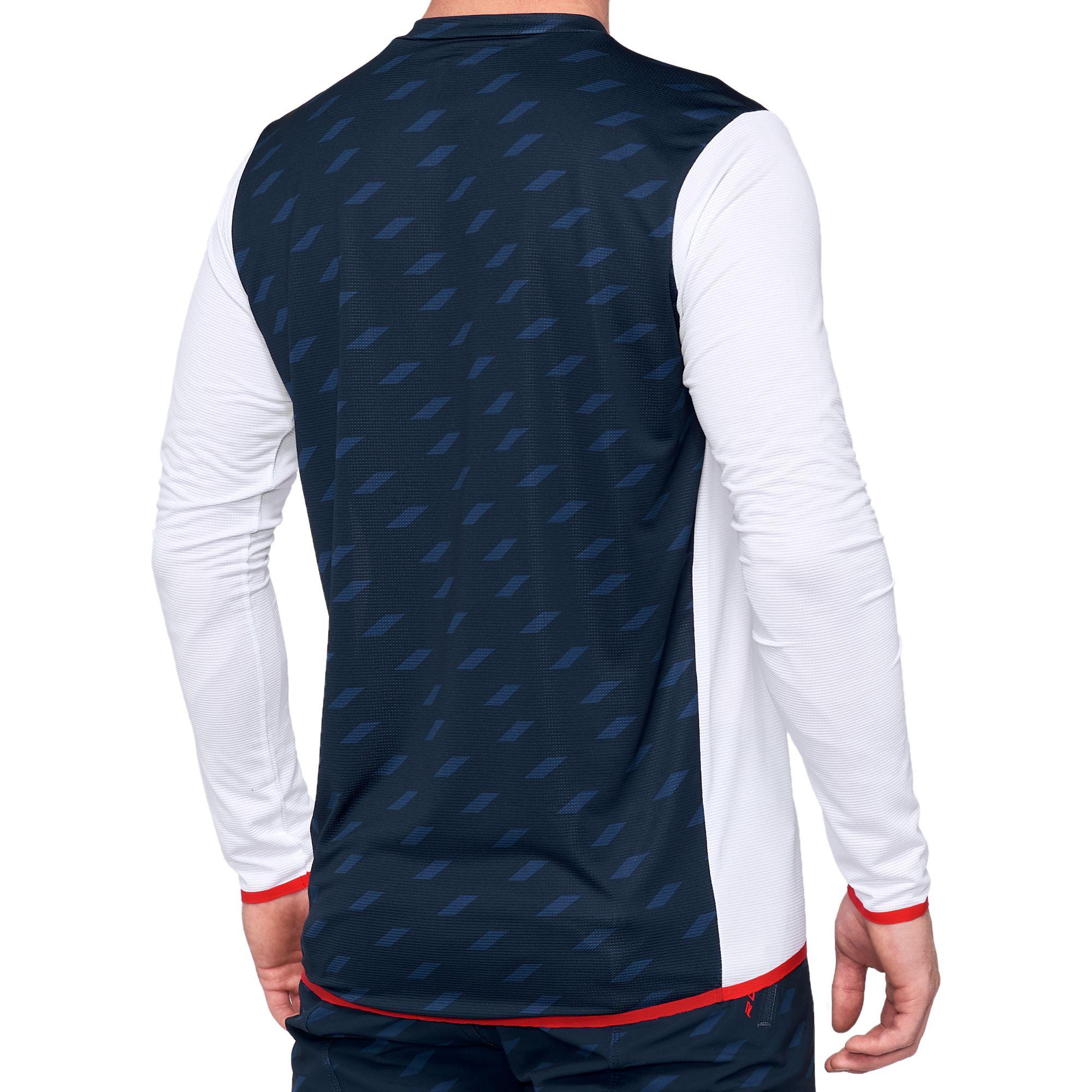 100% R-Core X Limited Edition Jersey White / Navy FREE 1 YEAR Returns, FREE UK Delivery | ThrottleChimp