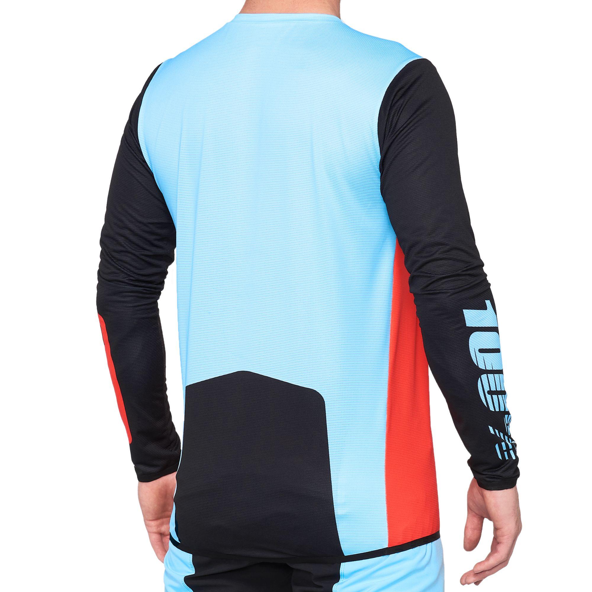 100% R-Core X Jersey Fluo Red / Black FREE 1 YEAR Returns, FREE UK Delivery | ThrottleChimp