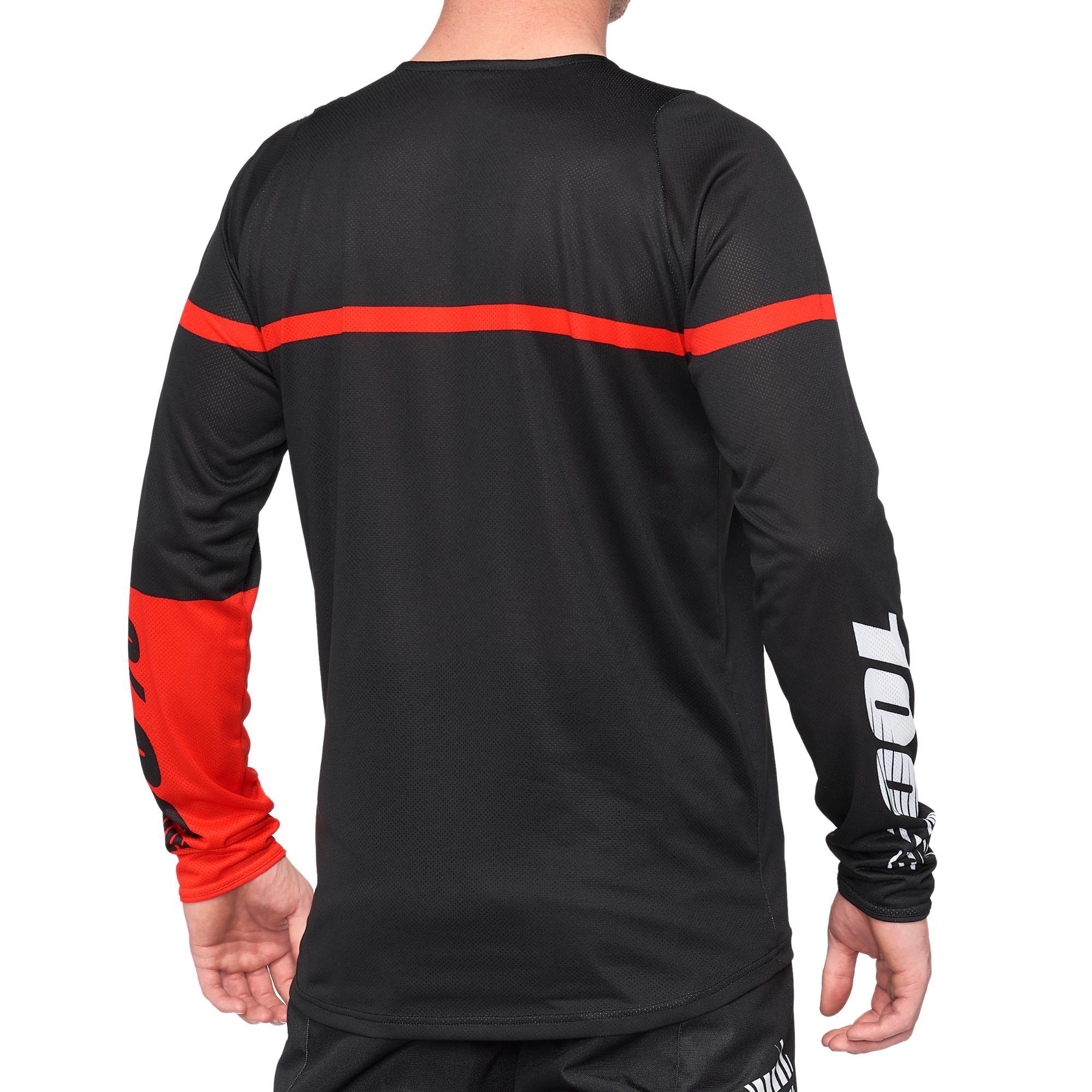 100% R-Core Jersey Black / Red FREE 1 YEAR Returns, FREE UK Delivery | ThrottleChimp