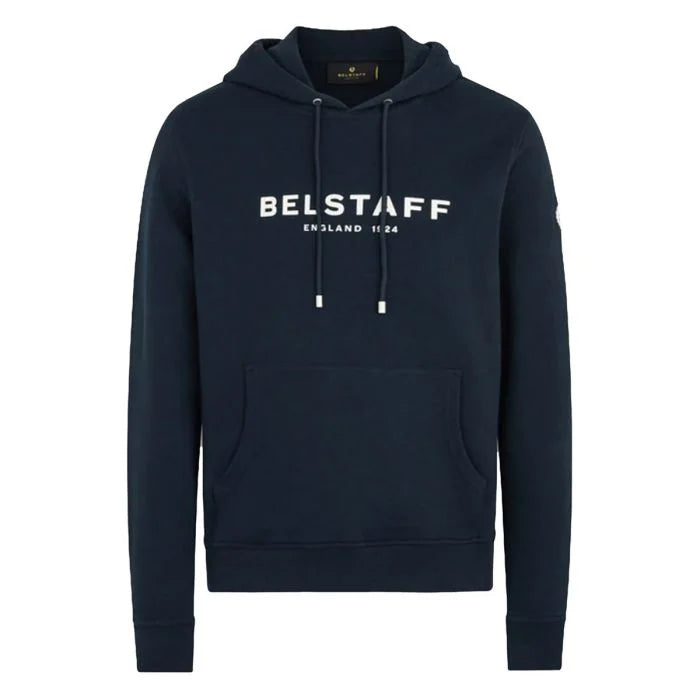 Belstaff 1924 Hoodie Dark Ink / Off White - ThrottleChimp