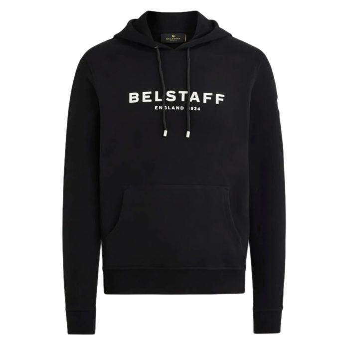 Belstaff 1924 Hoodie Black / White - ThrottleChimp