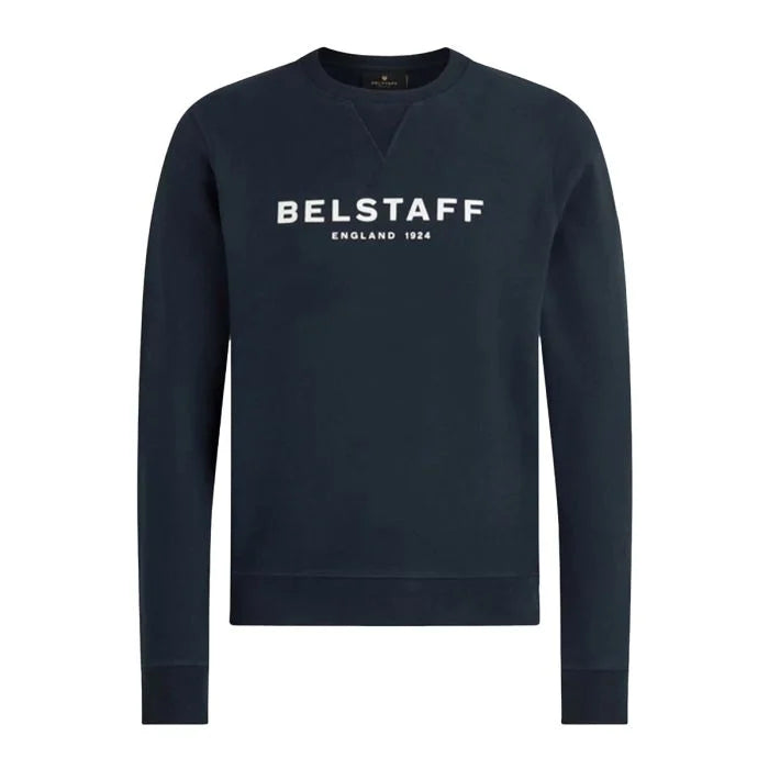 Belstaff 1924 Sweatshirt Dark Ink / Off White - ThrottleChimp