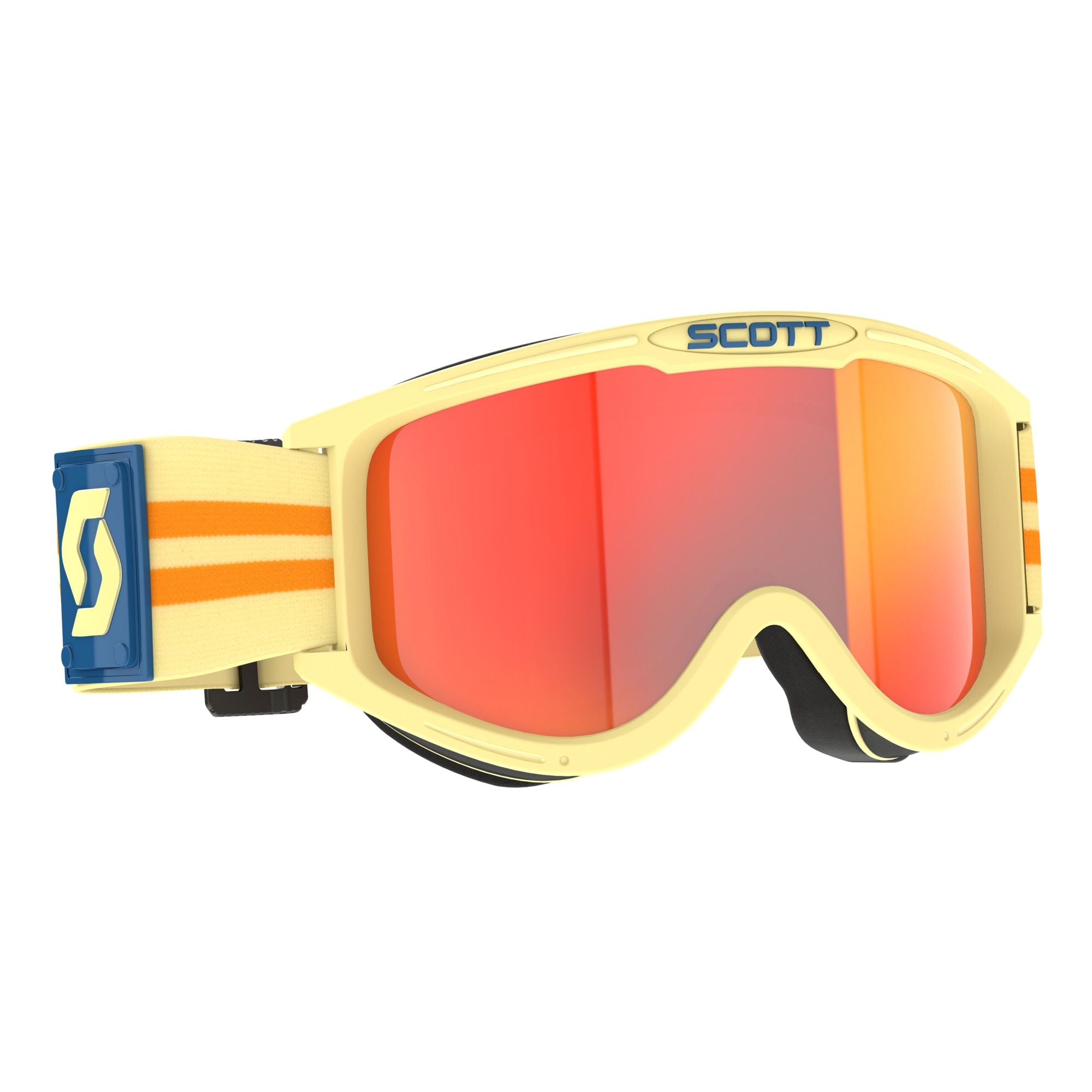 Scott 89X Era Goggles Beige / Orange / Chrome FREE 1 YEAR Returns, FREE UK Delivery | ThrottleChimp