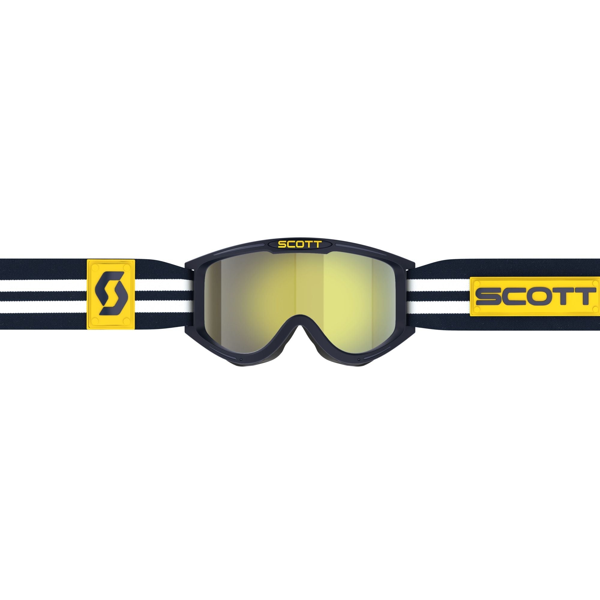 Scott 89X Era Goggles Blue / White / Yellow / Chrome FREE 1 YEAR Returns, FREE UK Delivery | ThrottleChimp