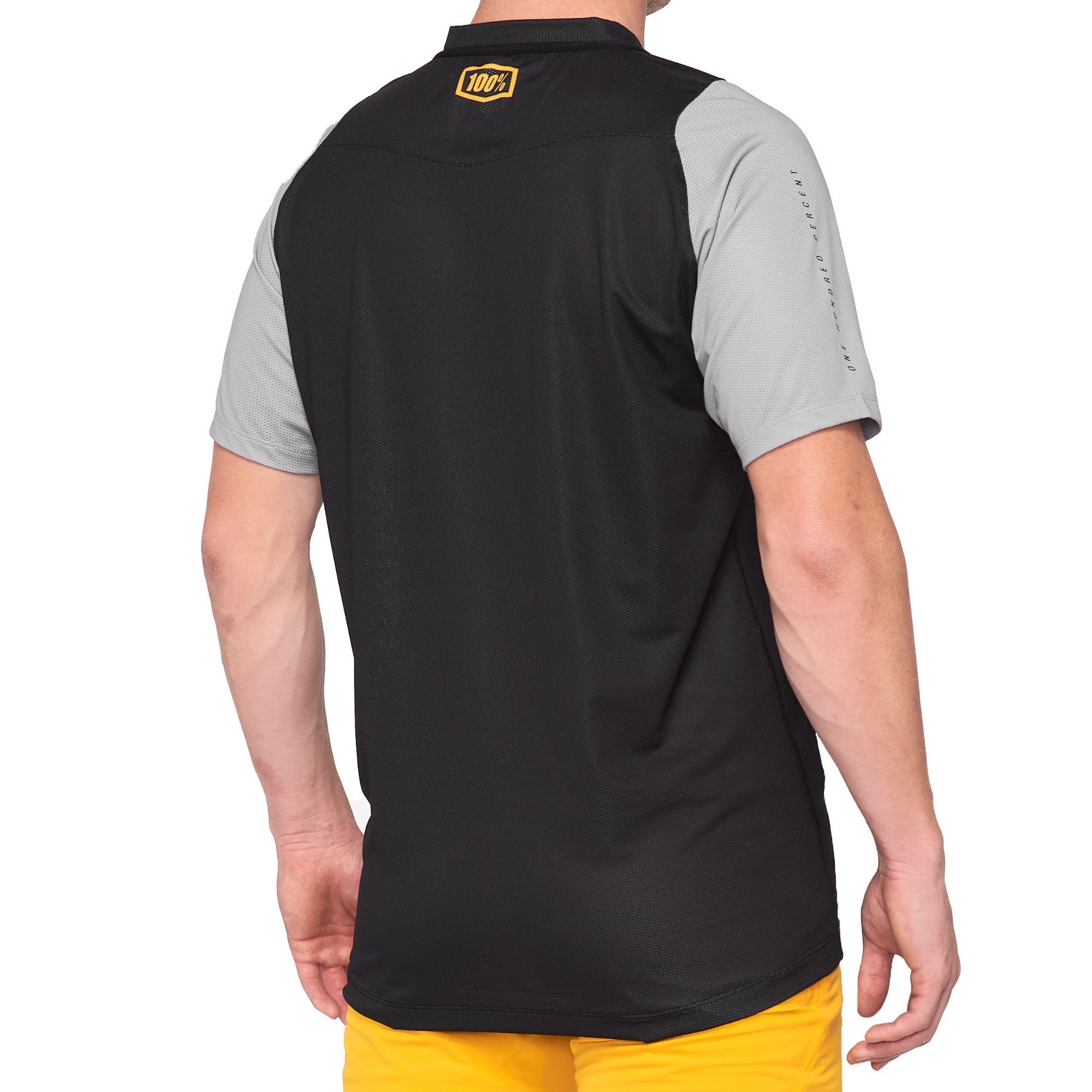 100% Celium Jersey Black / Mustard FREE 1 YEAR Returns, FREE UK Delivery | ThrottleChimp