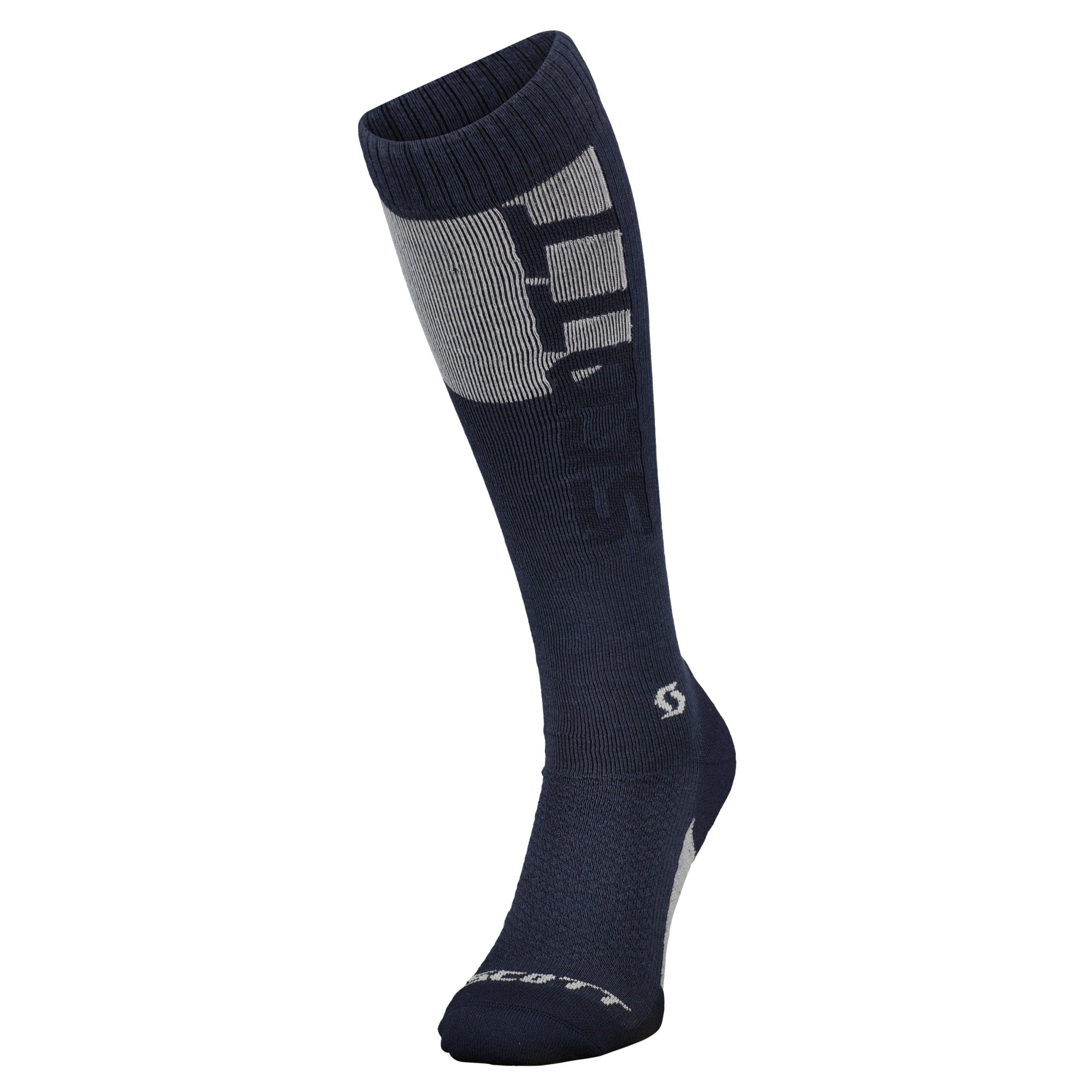 Scott Merino Socks Dark Blue / Metal Blue