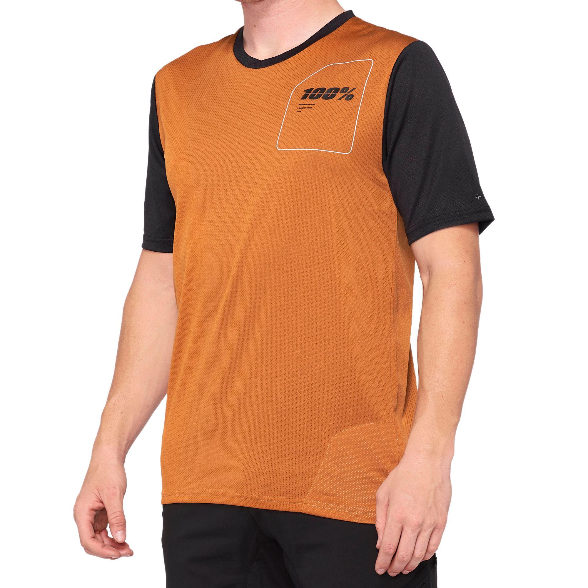 100% Ridecamp Jersey Terracotta / Black FREE 1 YEAR Returns, FREE UK Delivery | ThrottleChimp