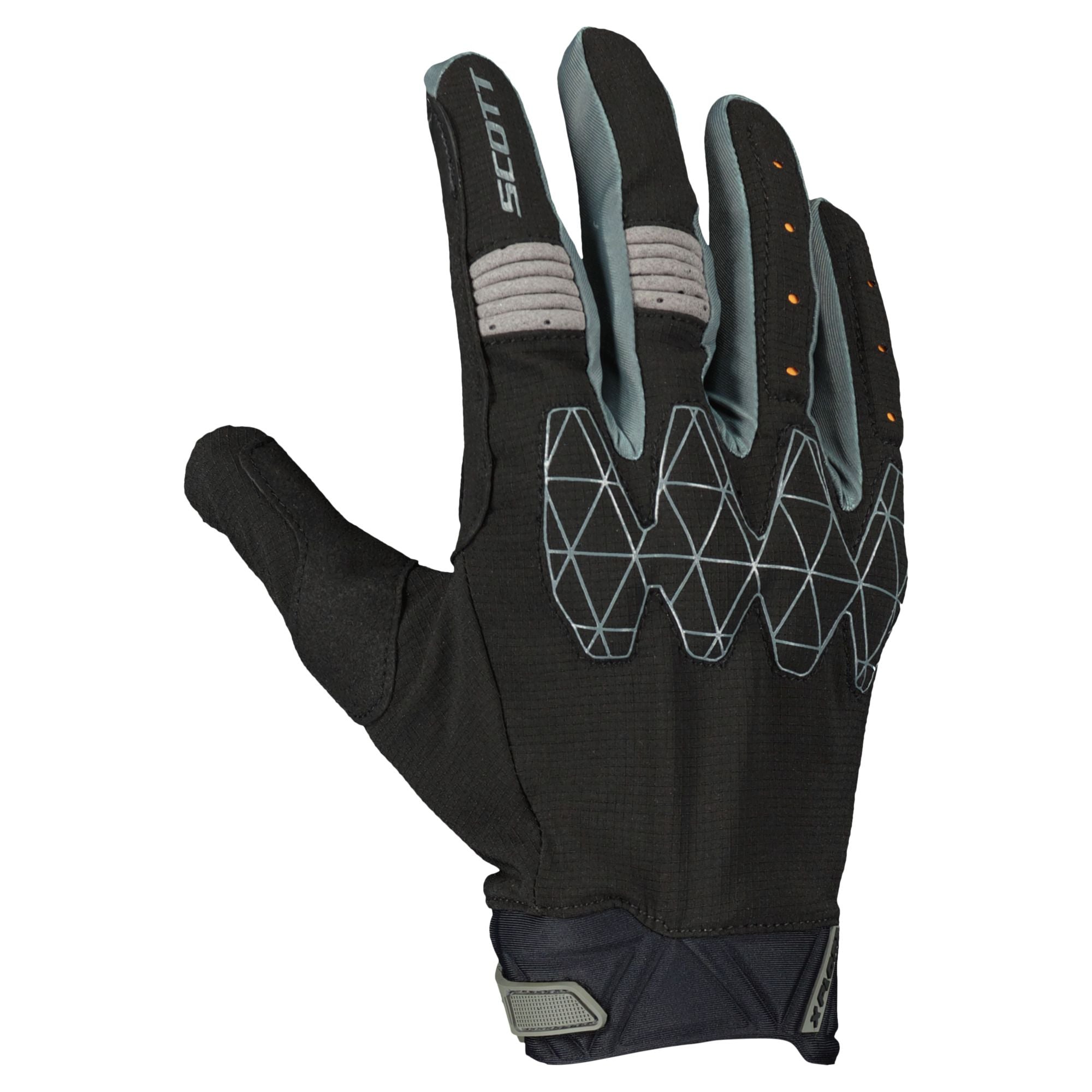 Scott X-Plore D3O Textile Gloves Black / Grey FREE 1 YEAR Returns, FREE UK Delivery | ThrottleChimp