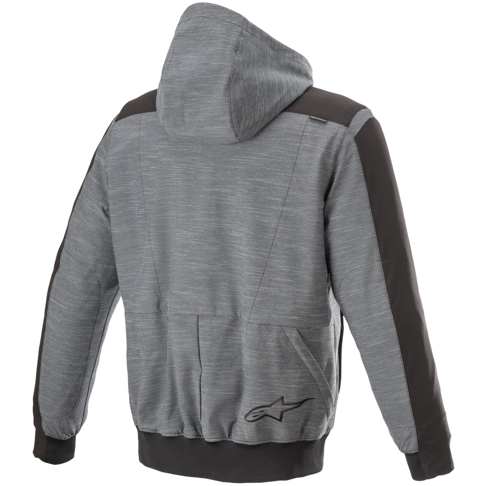 Alpinestars Rhod Windstopper Hoodie Asphalt / Black (Image 2) - ThrottleChimp