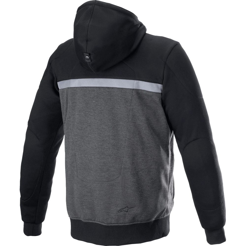 Alpinestars Chrome Street Hoodie Black / Melange Black (Image 2) - ThrottleChimp