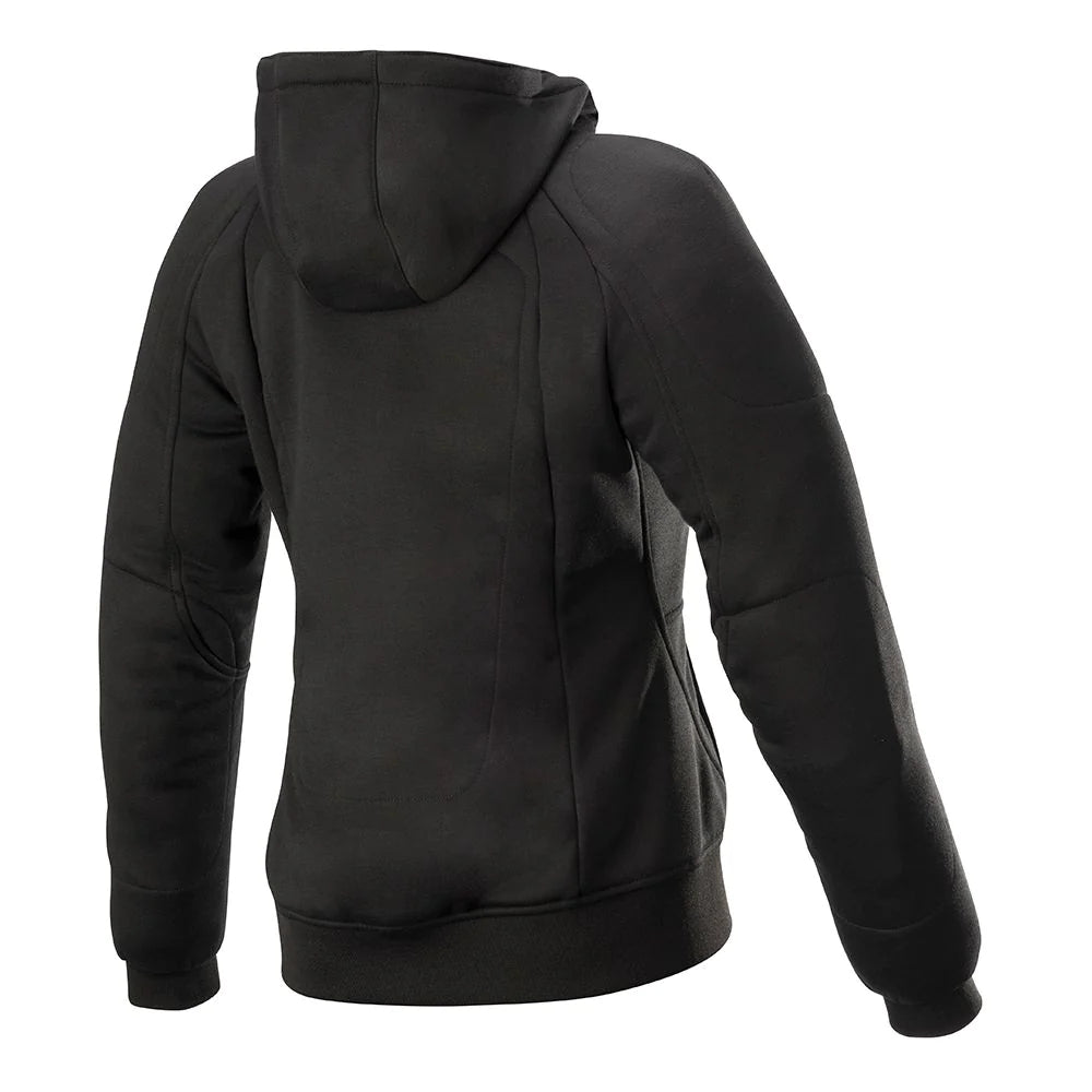 Alpinestars Stella Chrome Sport Ladies Hoodie Black (Image 2) - ThrottleChimp