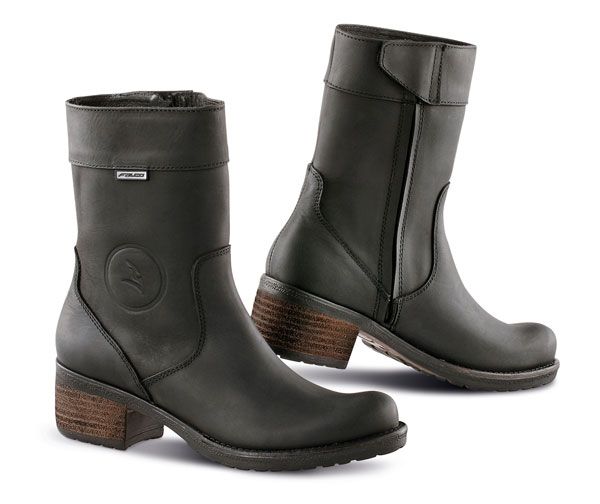 Falco Ayda 2 Ladies Leather Boots Black - ThrottleChimp