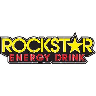 Factory Effex Rockstar Text 1 Feet Die Cut Decal Red / Yellow FREE 1 YEAR Returns, FREE UK Delivery | ThrottleChimp