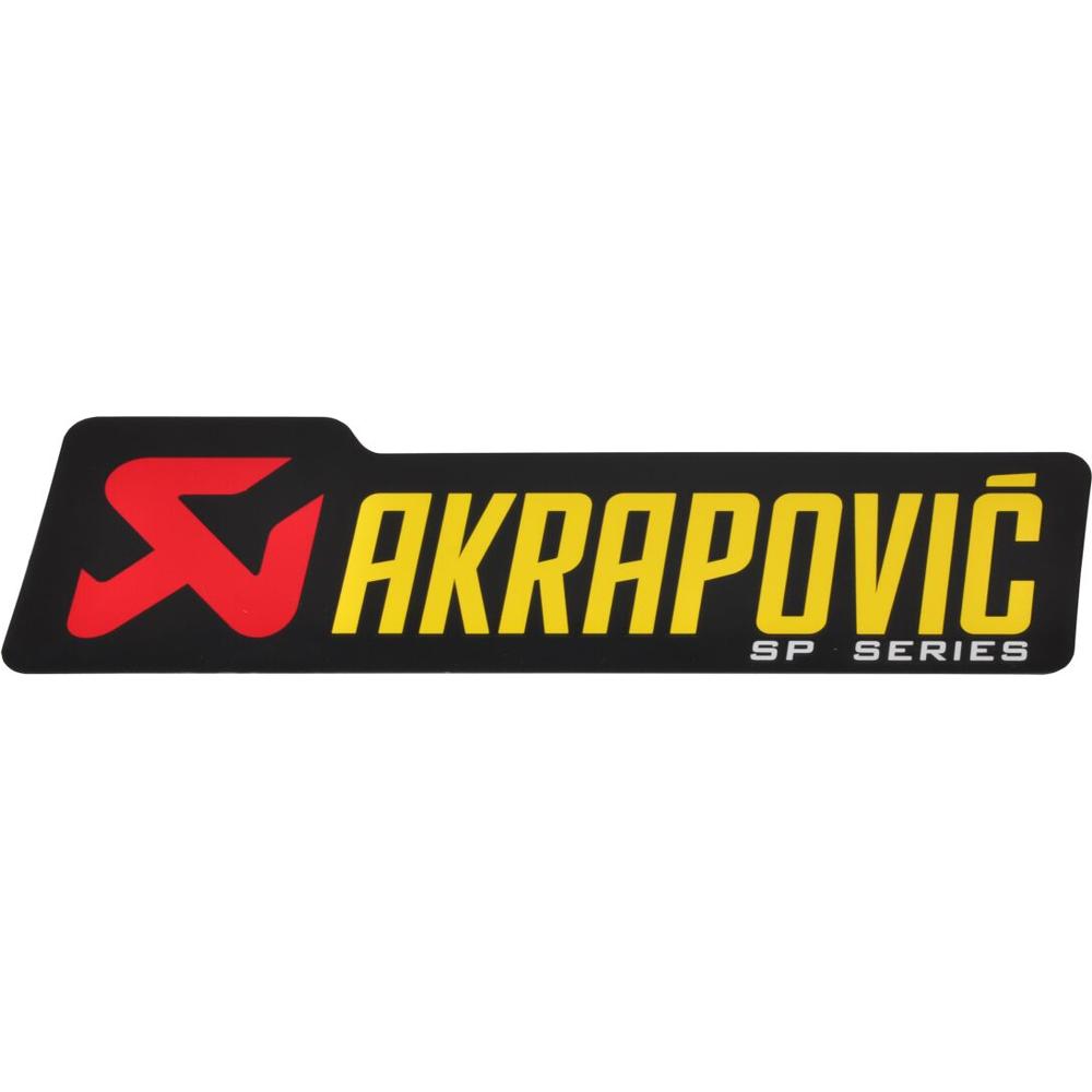 Akrapovic Sticker Black / Red FREE 1 YEAR Returns, FREE UK Delivery | ThrottleChimp