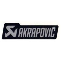 Akrapovic Sticker Black / Grey