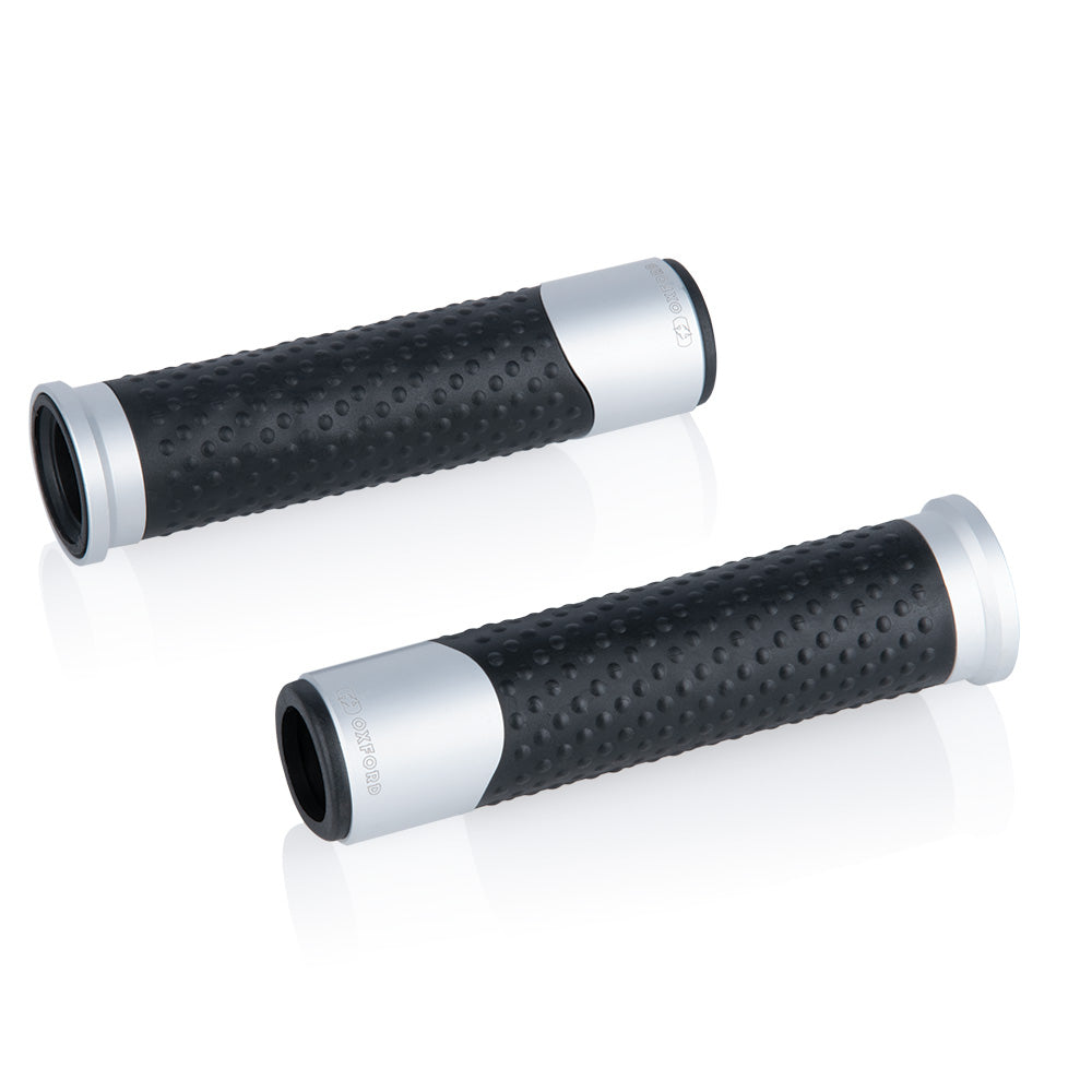 Oxford Tecnico Grips Silver (Image 5) - ThrottleChimp