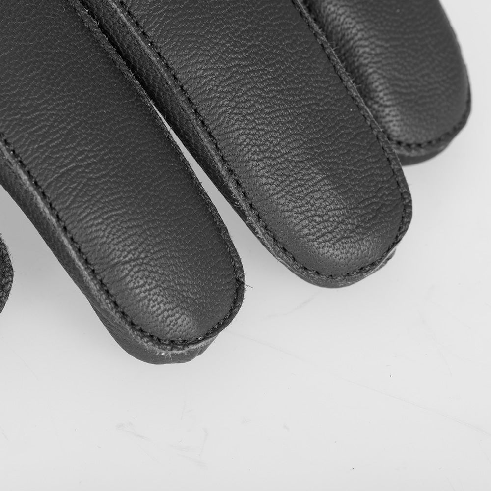 Oxford Holton 2.0 Leather Gloves Black (Image 5) - ThrottleChimp