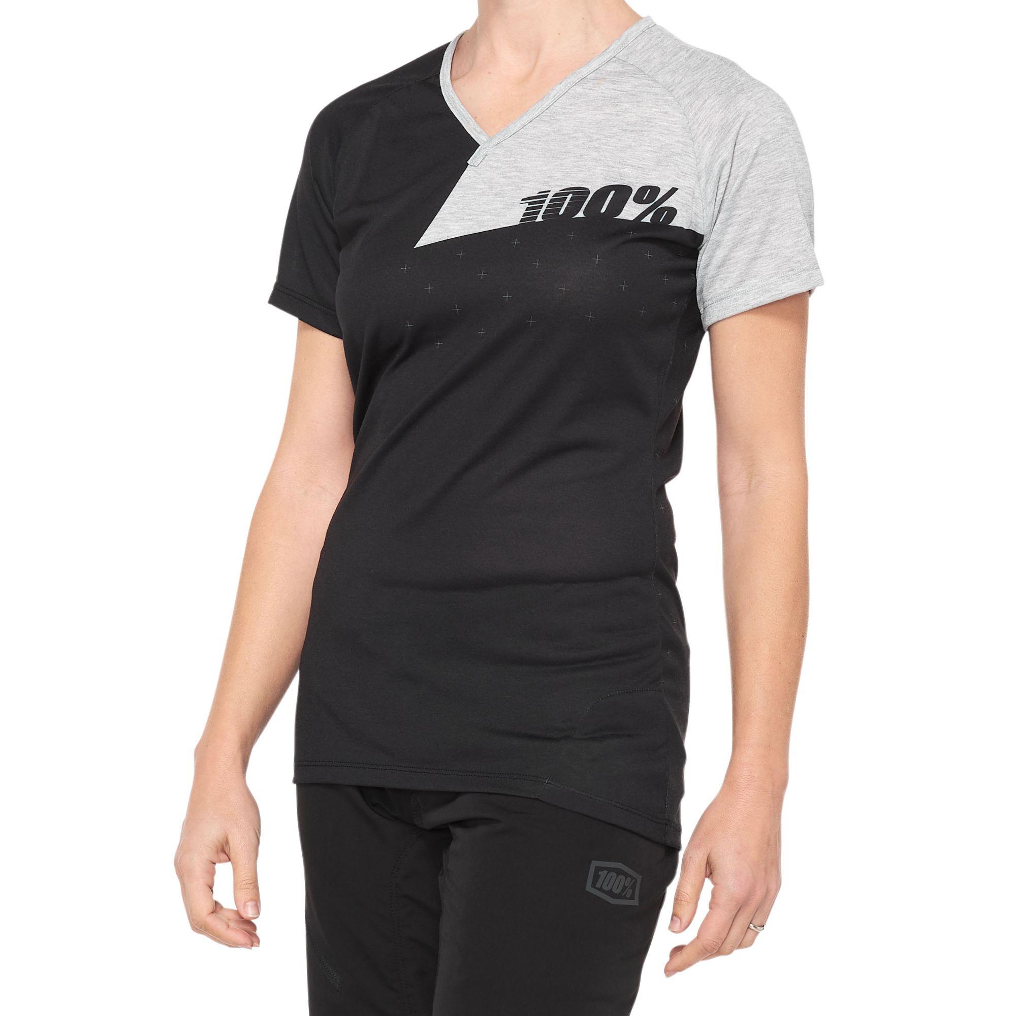 100% Airmatic Ladies Jersey Black / Grey FREE 1 YEAR Returns, FREE UK Delivery | ThrottleChimp