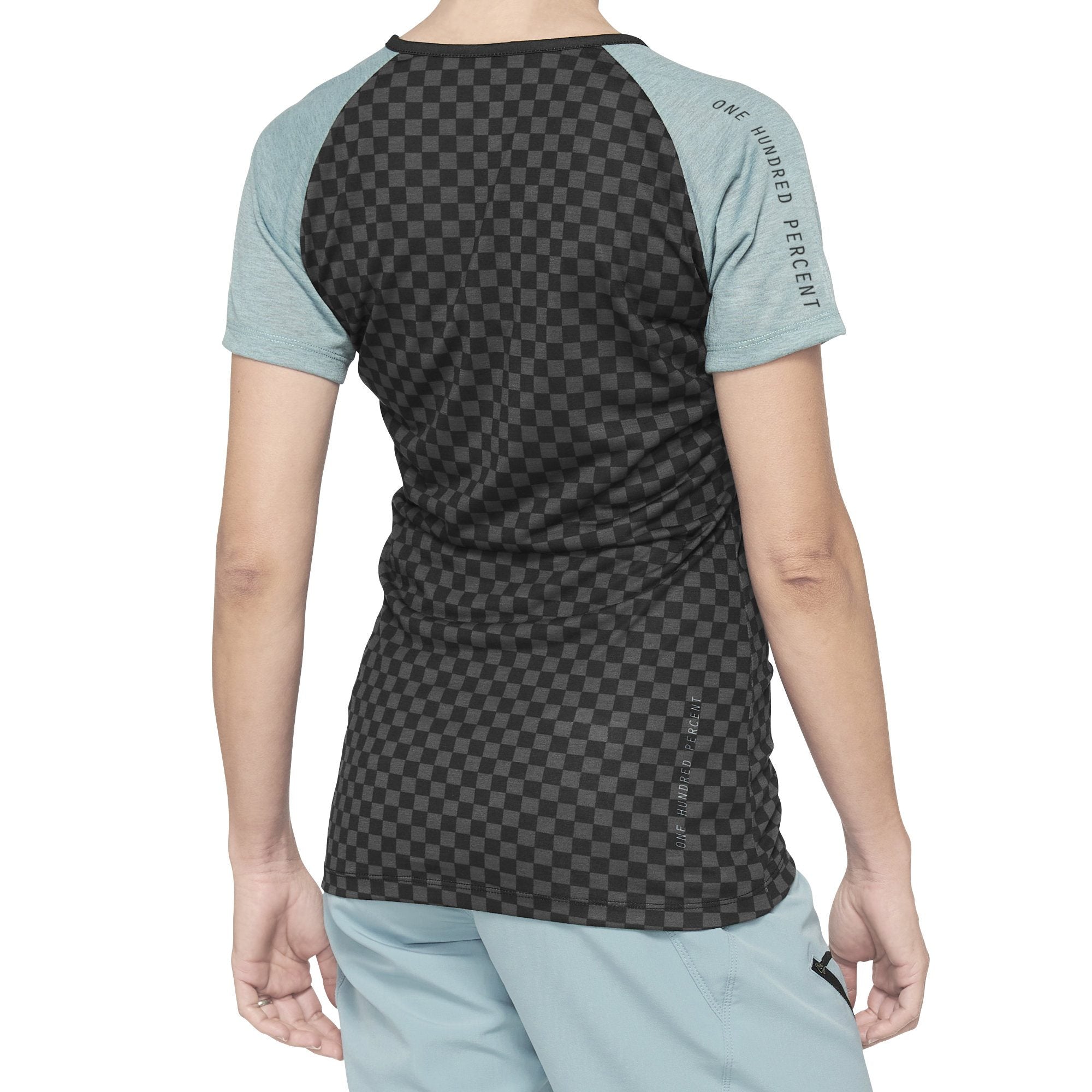 100% Airmatic Ladies Jersey Seafoam / Checkers FREE 1 YEAR Returns, FREE UK Delivery | ThrottleChimp