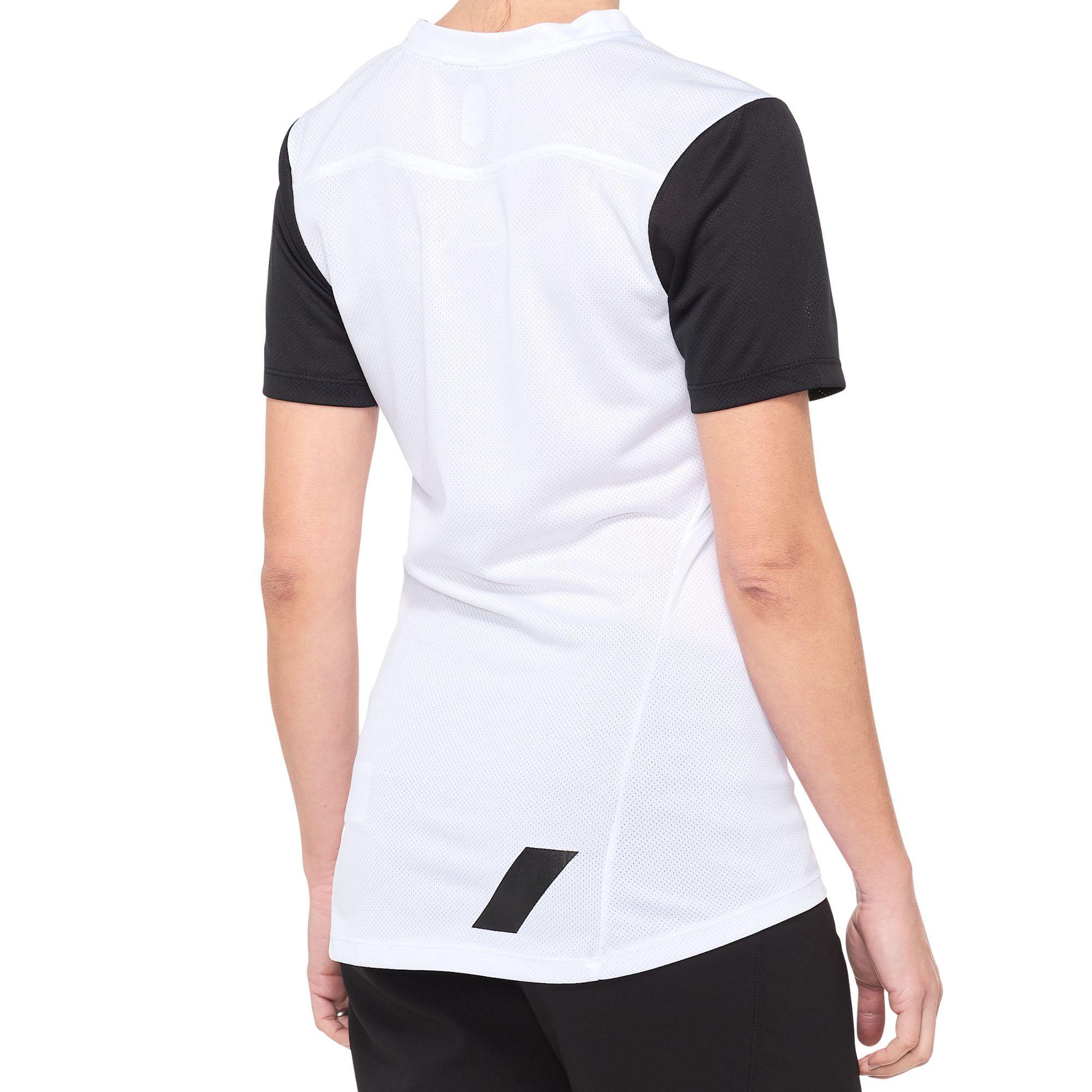 100% Ridecamp Ladies Jersey White / Black FREE 1 YEAR Returns, FREE UK Delivery | ThrottleChimp