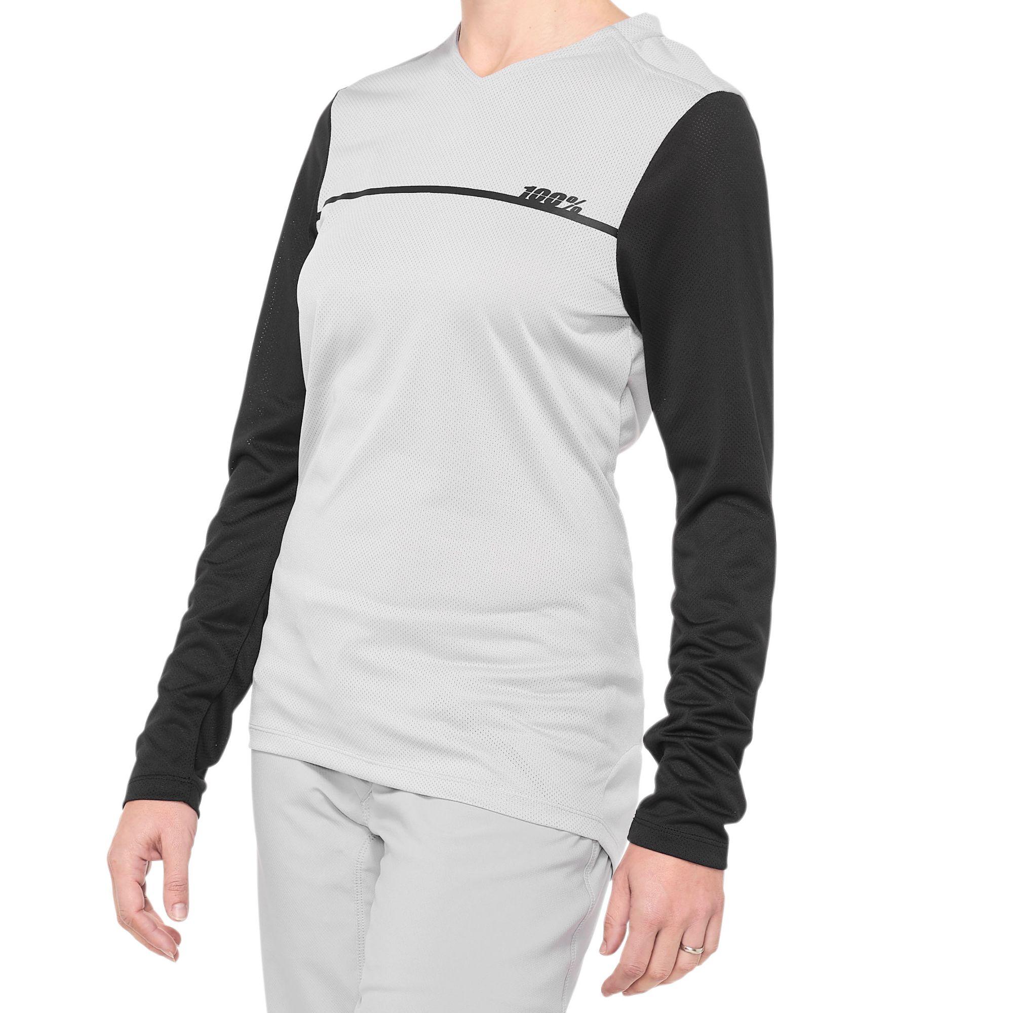 100% Ridecamp Ladies Long Sleeves Jersey Grey / Black FREE 1 YEAR Returns, FREE UK Delivery | ThrottleChimp