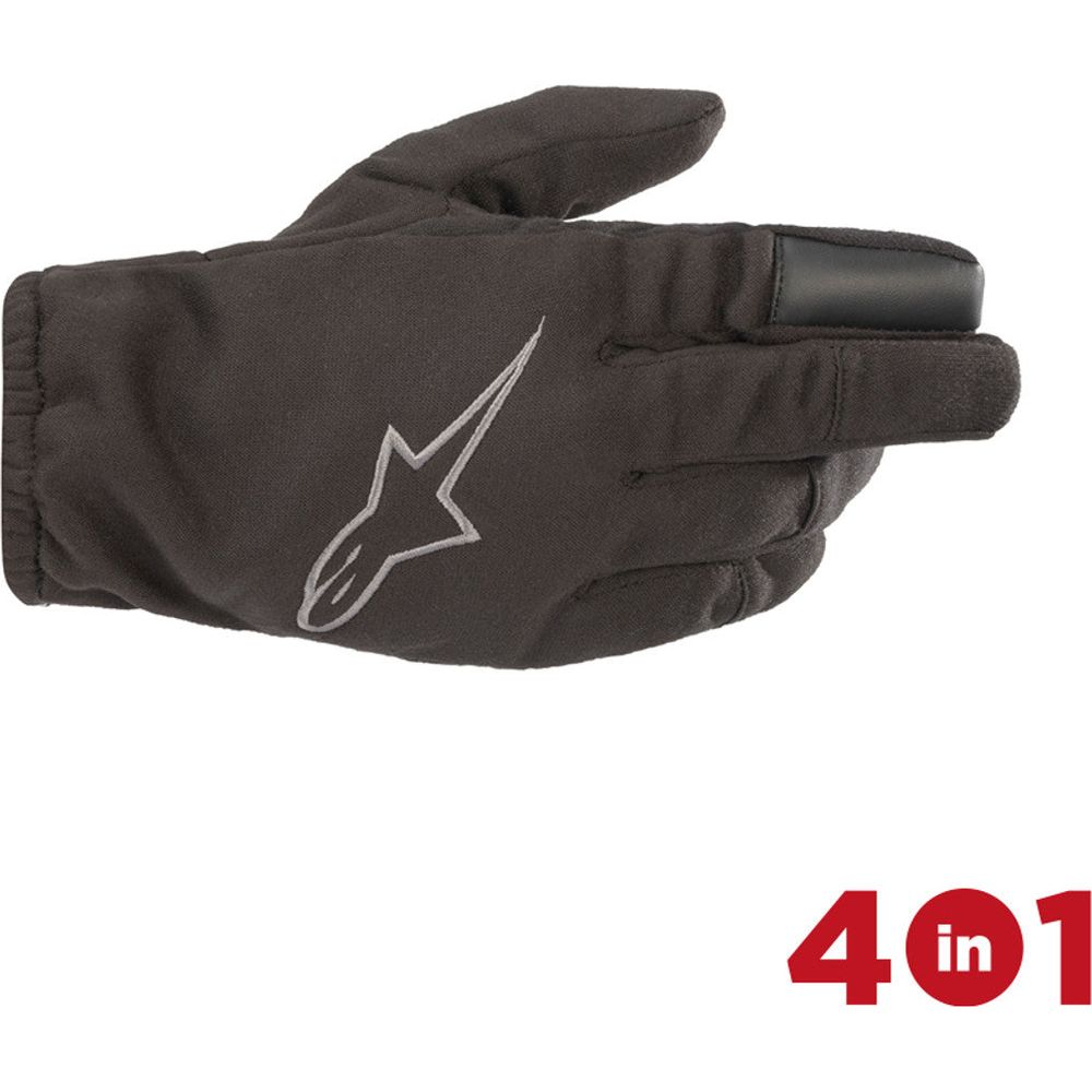 Alpinestars 365 Water Resistant 4 in 1 Gloves Black (Image 4) - ThrottleChimp