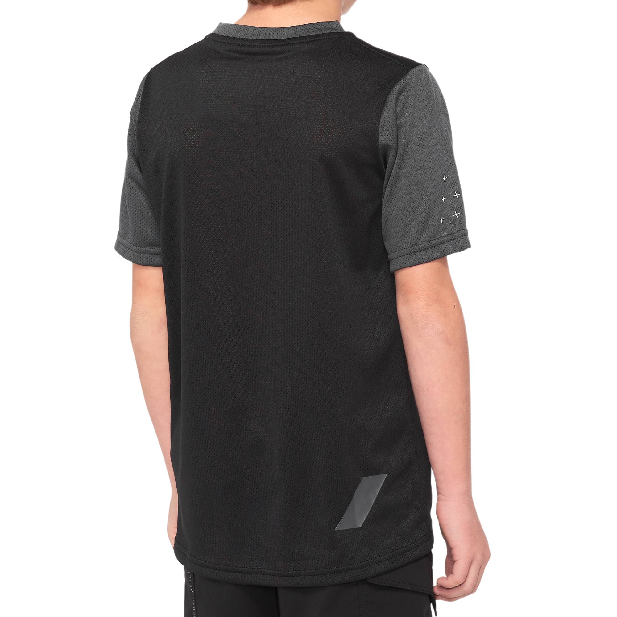 100% Ridecamp Youth Jersey Black / Charcoal FREE 1 YEAR Returns, FREE UK Delivery | ThrottleChimp