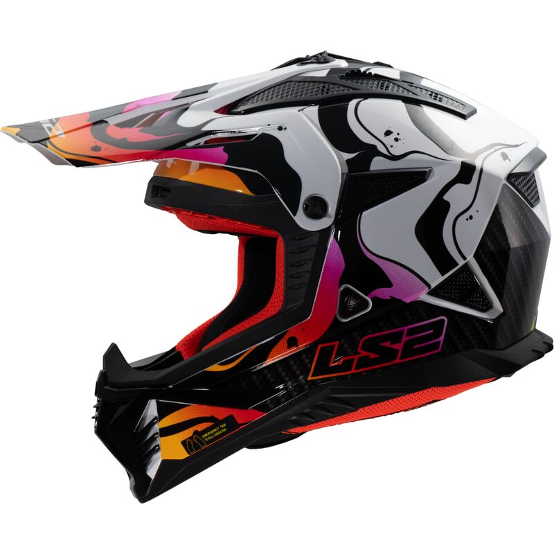 LS2 MX708 Fast 2 ECE 22.06 Motocross Helmet Wash White