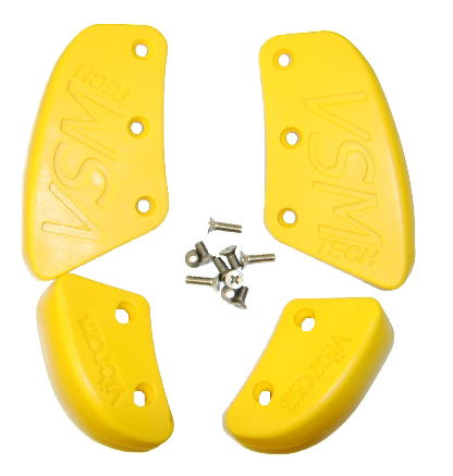 Gaerne SM VSM Hard Plastic Slider Kit Yellow FREE 1 YEAR Returns, FREE UK Delivery | ThrottleChimp