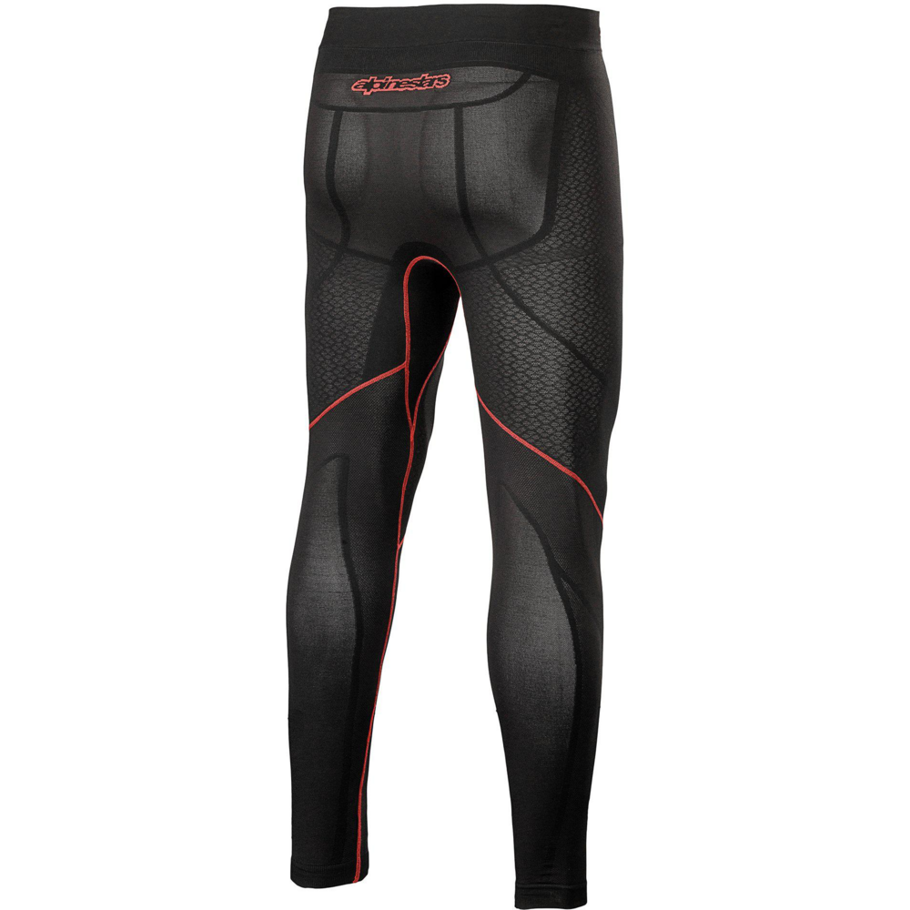 Alpinestars Ride Tech V2 Summer Base Layer Bottom Black / Red (Image 2) - ThrottleChimp