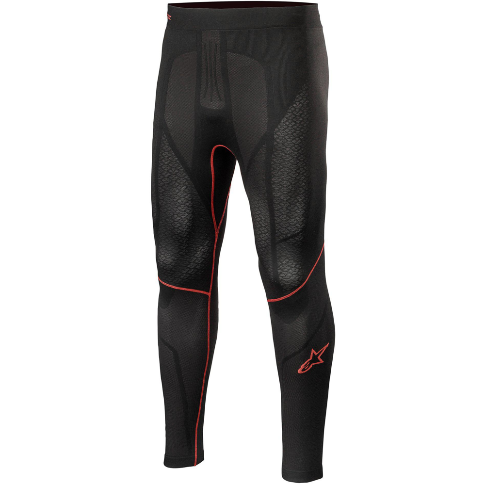 Alpinestars Ride Tech V2 Summer Base Layer Bottom Black / Red - ThrottleChimp