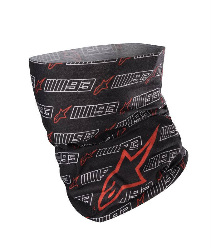 Alpinestars MM93 Neck Tube Black / White / Red FREE 1 YEAR Returns, FREE UK Delivery | ThrottleChimp