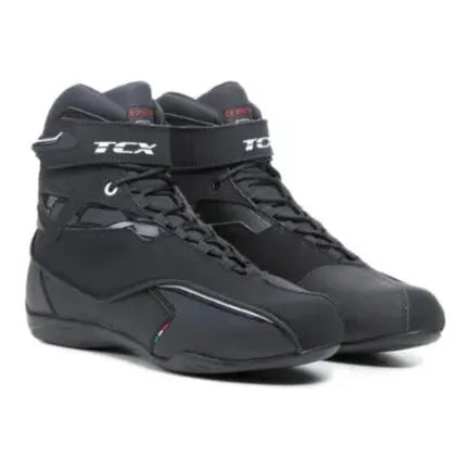 TCX Zeta Waterproof Boots Black (Image 2) - ThrottleChimp