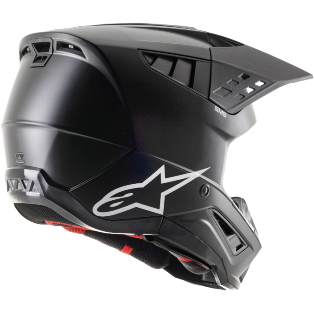 Alpinestars S-M5 Solid ECE Motocross Helmet Matt Black (Image 2) - ThrottleChimp