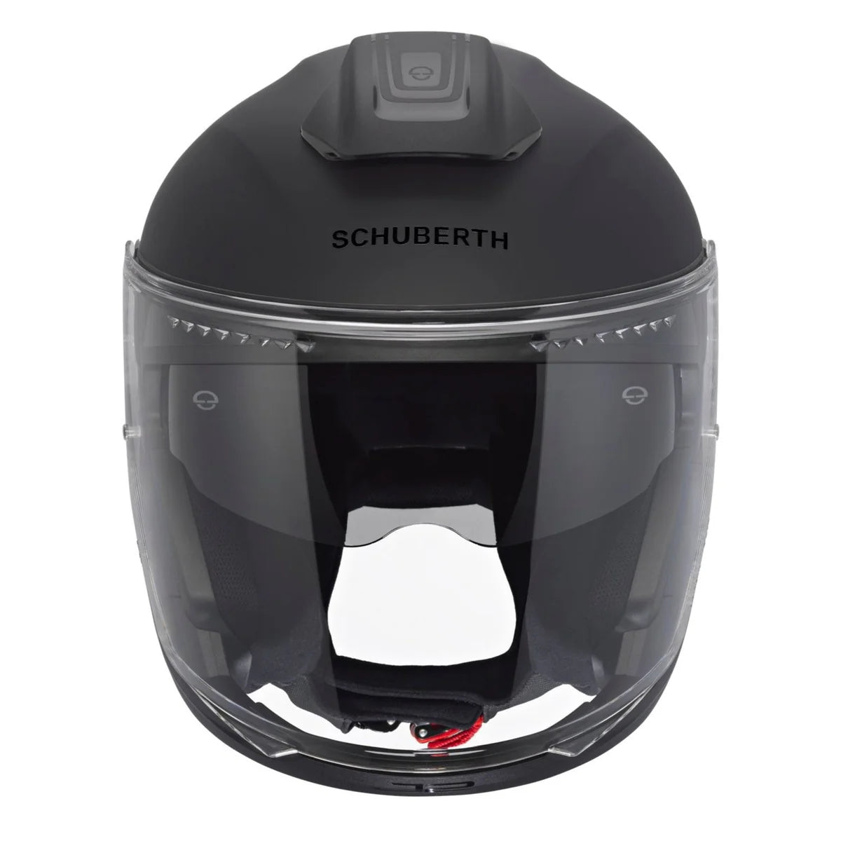 Schuberth J2 Open Face Helmet Matt Black FREE 1 YEAR Returns, FREE UK Delivery | ThrottleChimp