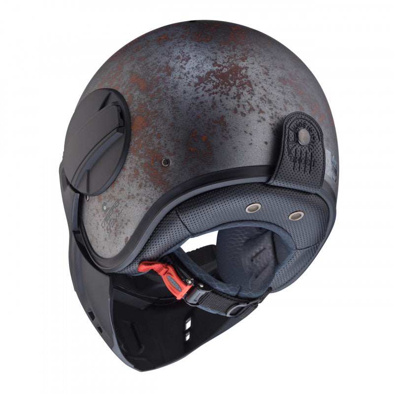 Caberg Ghost Rusty Open Face Helmet Brown FREE 1 YEAR Returns, FREE UK Delivery | ThrottleChimp