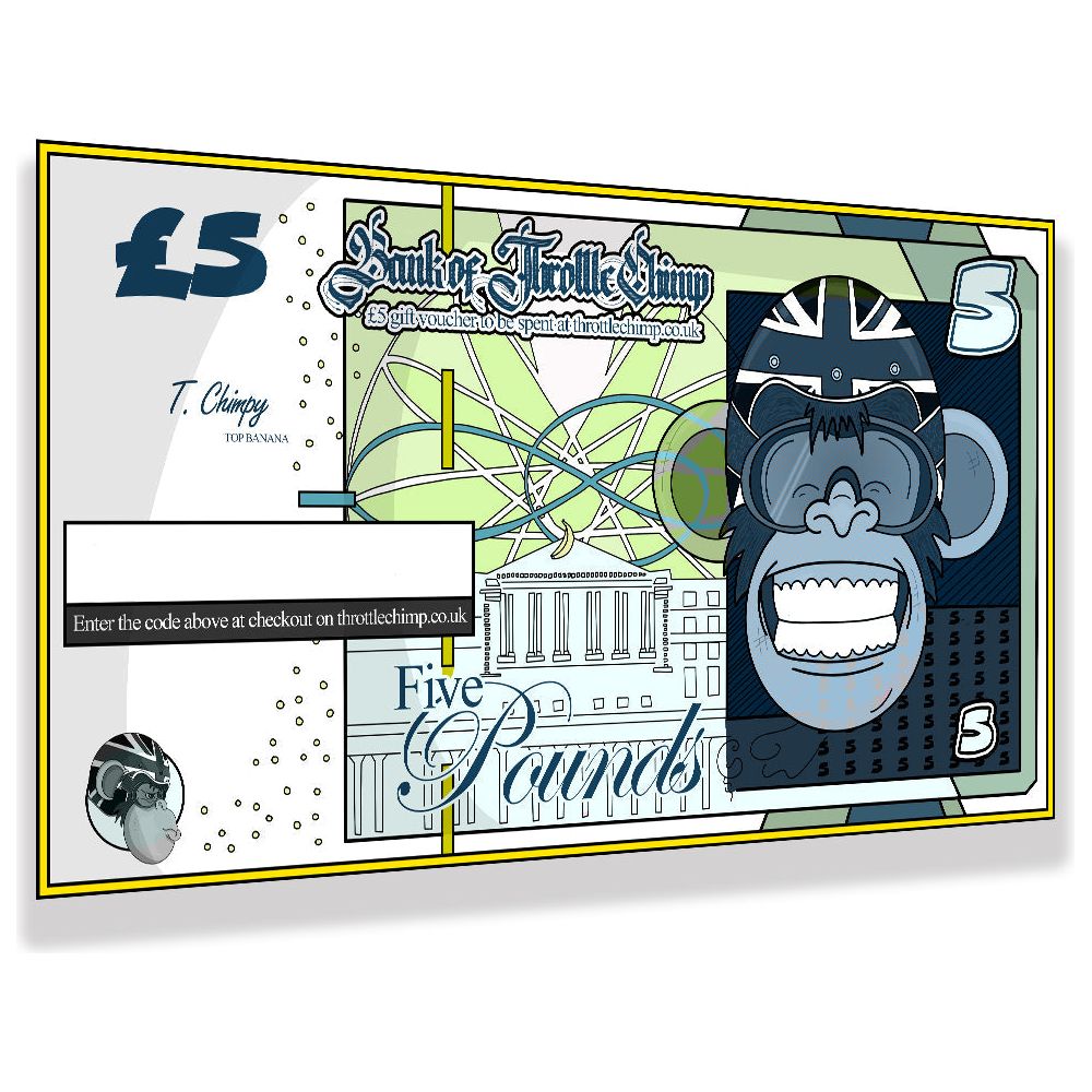 ThrottleChimp Gift Voucher £5 (Image 2) - ThrottleChimp