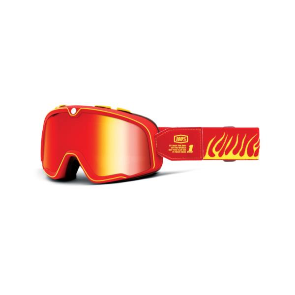 100% Barstow Goggle Death Spray / Mirror Red Lens FREE 1 YEAR Returns, FREE UK Delivery | ThrottleChimp