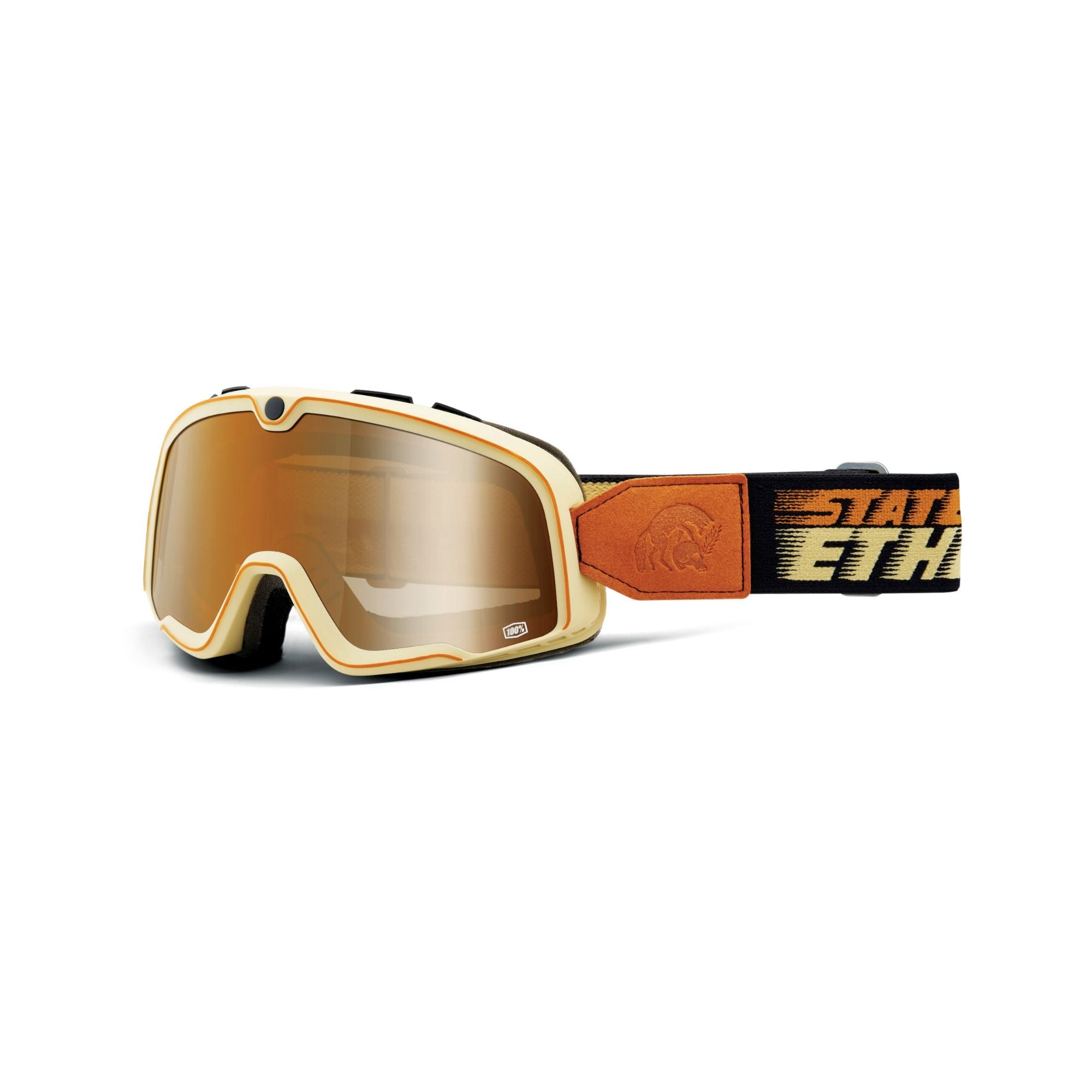 100% Barstow Goggle State of Ethos / Bronze Lens FREE 1 YEAR Returns, FREE UK Delivery | ThrottleChimp