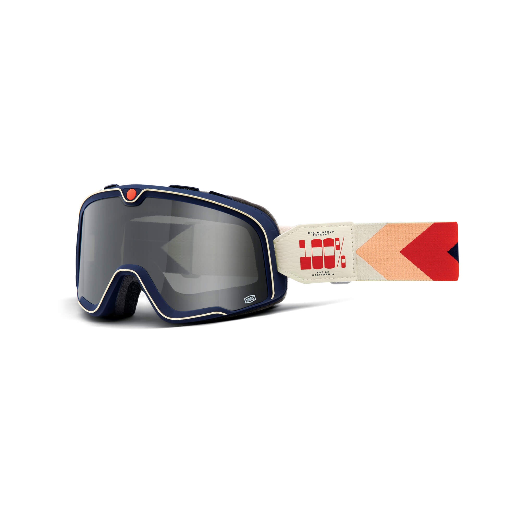 100% Barstow Goggle Teluride / Smoke Lens FREE 1 YEAR Returns, FREE UK Delivery | ThrottleChimp