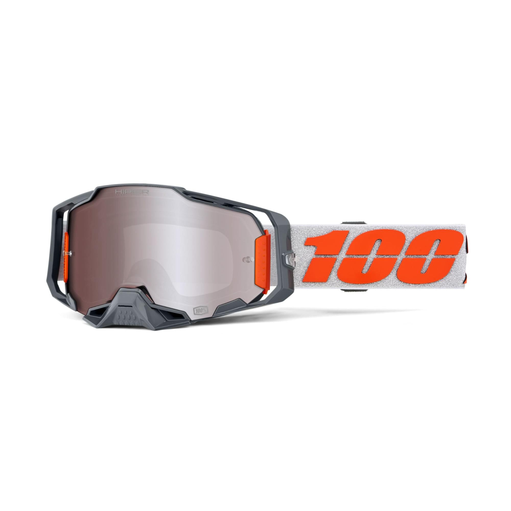 100% Armega Goggles Silver / HiPER Mirror Silver Lens FREE 1 YEAR Returns, FREE UK Delivery | ThrottleChimp