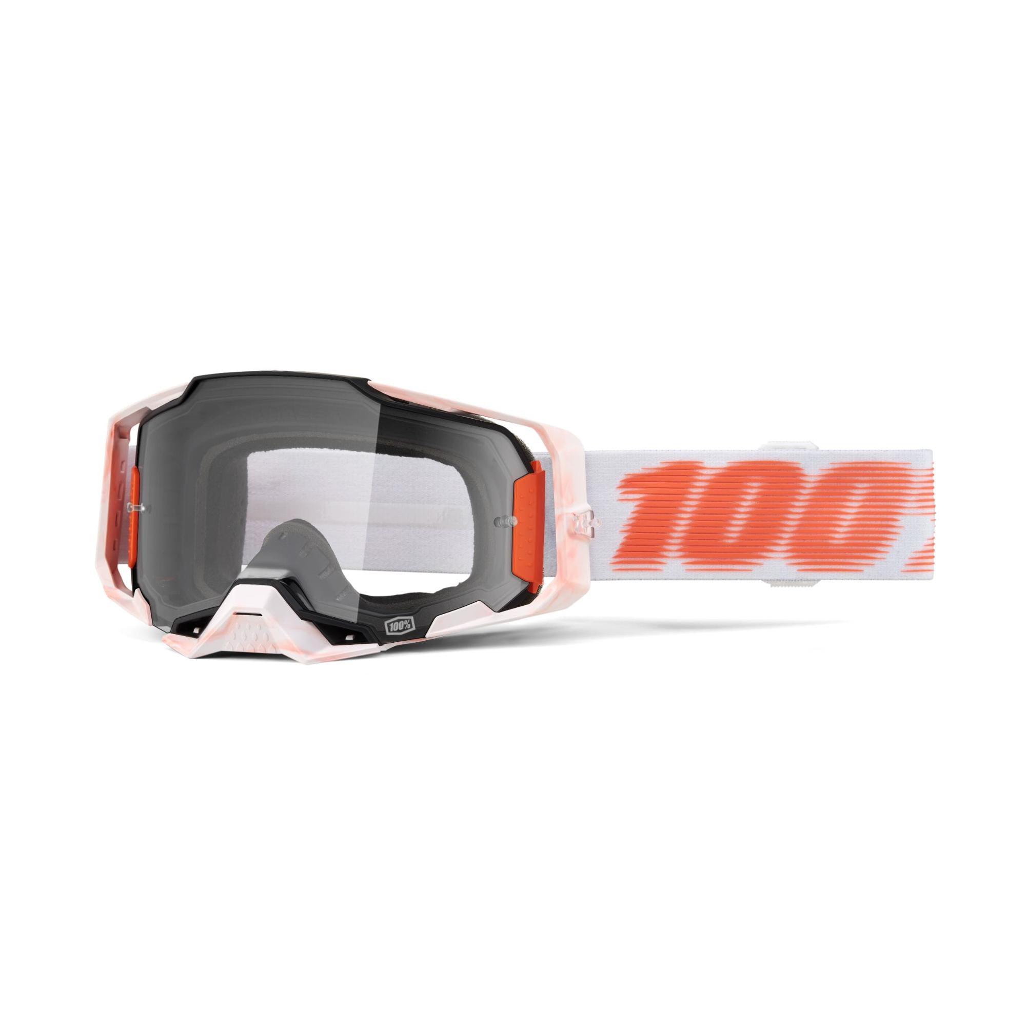 100% Armega Goggles Tubular / Clear Lens FREE 1 YEAR Returns, FREE UK Delivery | ThrottleChimp