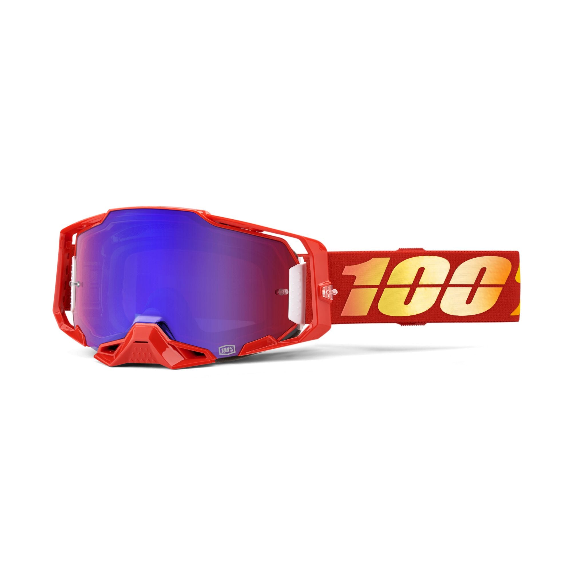 100% Armega Goggles Nuketown / Mirror Red/Blue Lens FREE 1 YEAR Returns, FREE UK Delivery | ThrottleChimp