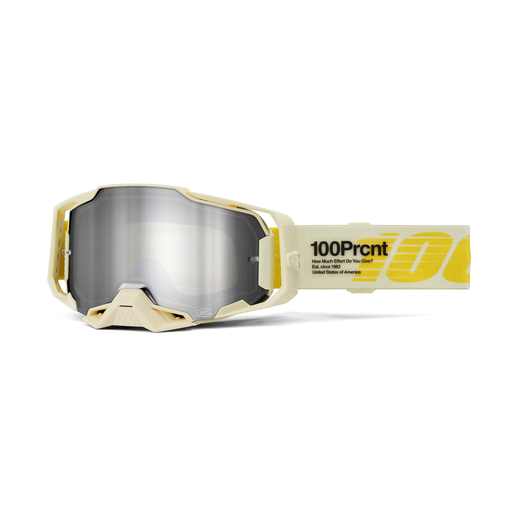 100% Armega Goggles Barley / Mirror Silver Lens FREE 1 YEAR Returns, FREE UK Delivery | ThrottleChimp