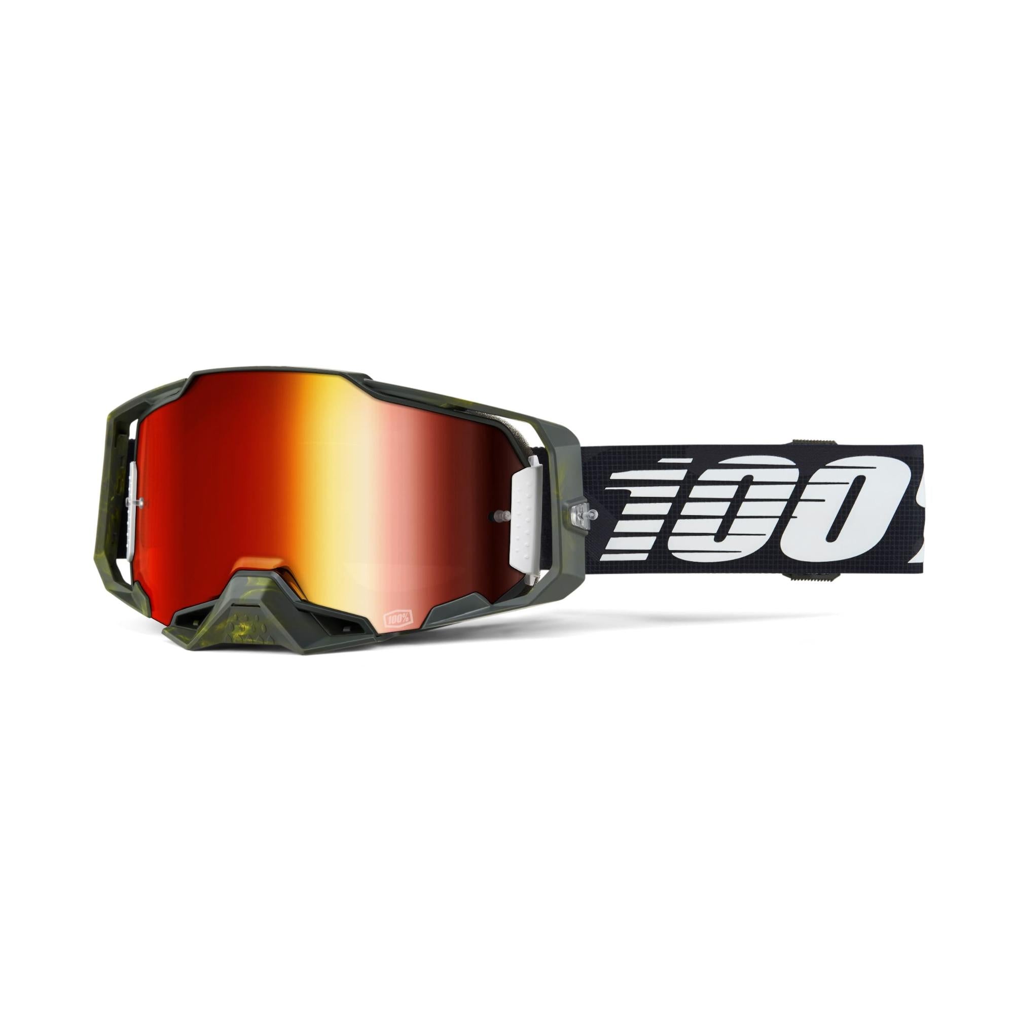 100% Armega Goggles Soledad / Mirror Red Lens FREE 1 YEAR Returns, FREE UK Delivery | ThrottleChimp