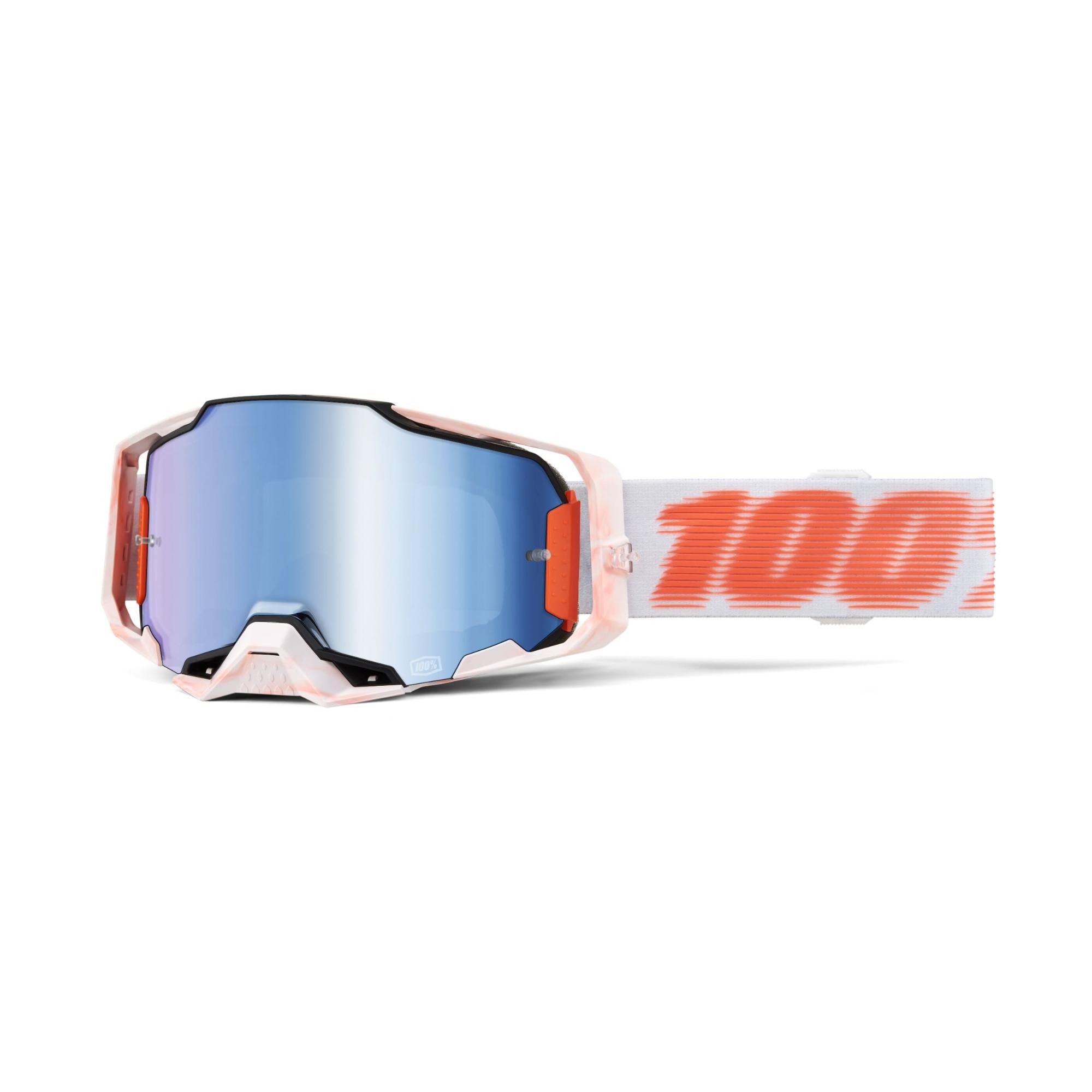 100% Armega Goggles Tubular / Mirror Red Lens FREE 1 YEAR Returns, FREE UK Delivery | ThrottleChimp