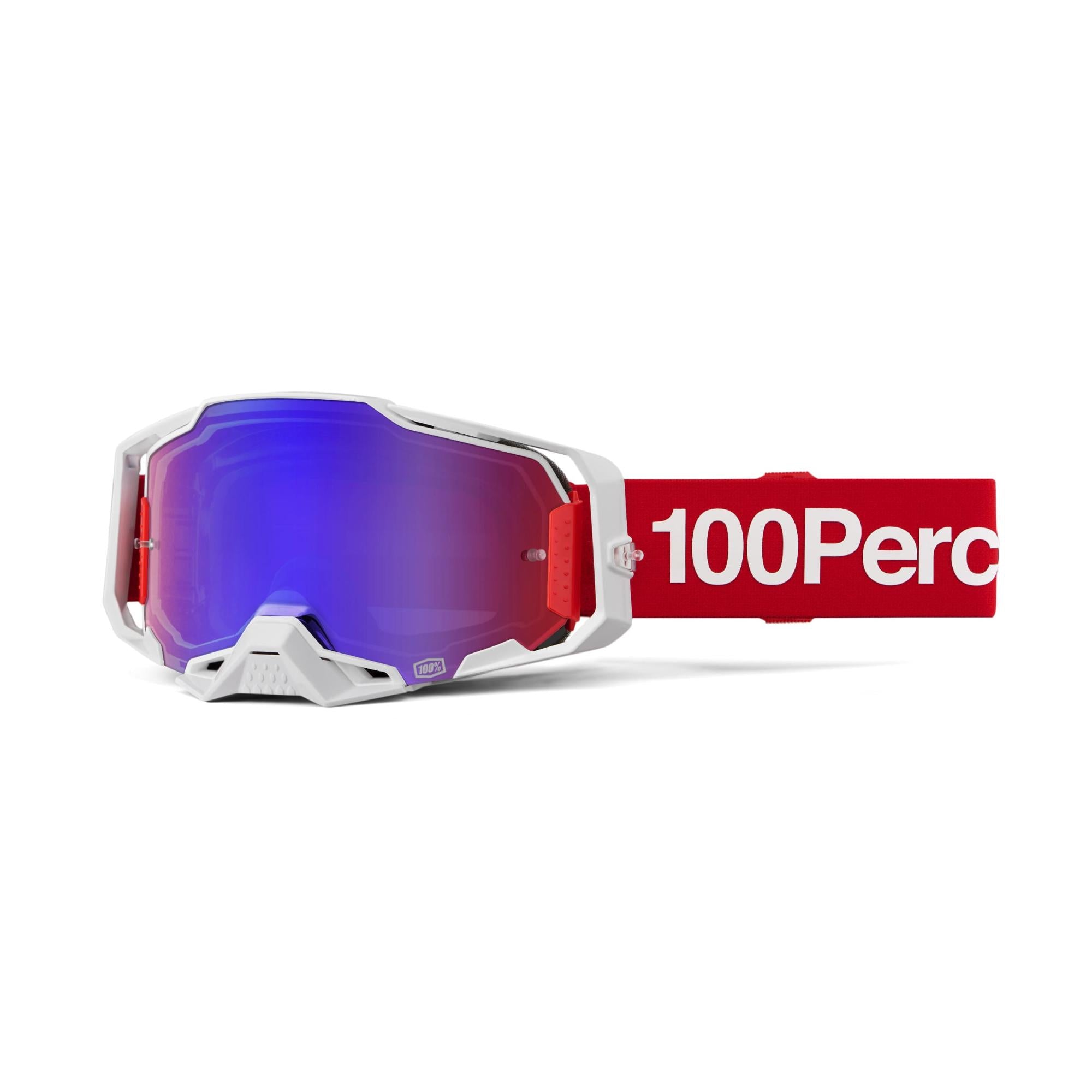 100% Armega Goggles Corbin / Mirror Red/Blue Lens FREE 1 YEAR Returns, FREE UK Delivery | ThrottleChimp