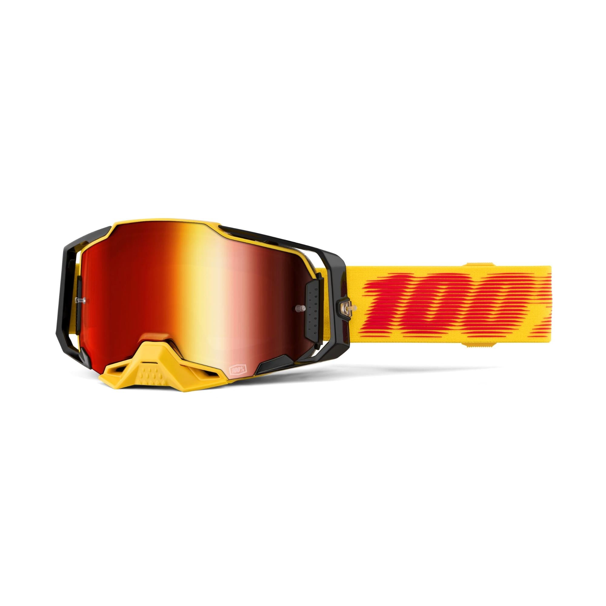 100% Armega Goggles Tetsu / Mirror Red Lens FREE 1 YEAR Returns, FREE UK Delivery | ThrottleChimp